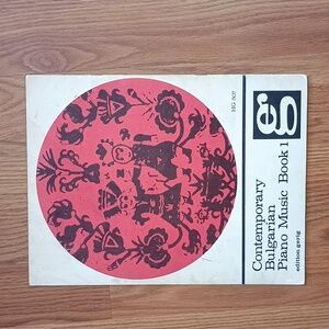 Contemporary Bulgarian Piano Music Book 1 Edition Gerig  HG507  Germany Vtg 1965